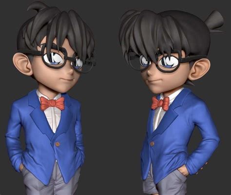 Detective conan 3D model 3D printable .